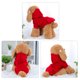 thumbnail image 2 of Suéter con Capucha de Poliéster para Perros Ropa de Invierno para Mascotas con Bolsillo Rojo L, 2 of 7