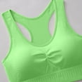 thumbnail image 4 of BLTIBY Shapewear Workout Sets for Women Two Piece Outfits Seamless Tummy Control High Waisted Biker Shorts Sports Bra Yoga Gym Activewear Green Free Size, 4 of 7