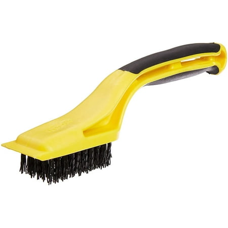 

Hyde Tools 46804 Flexible Nylon Stripping Brush with Plastic Scraper and 1-1/8-Inch x 2-1/4-Inch Brush Area