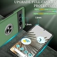 thumbnail image 3 of Pixel 7 Pro Case, Google Pixel 7 Pro Case Shockproof Google Pixel 7 Pro Phone Case with 360° Magnetic Ring Holder Kickstand Phone Case for Google Pixel 7 Pro Green, 3 of 15
