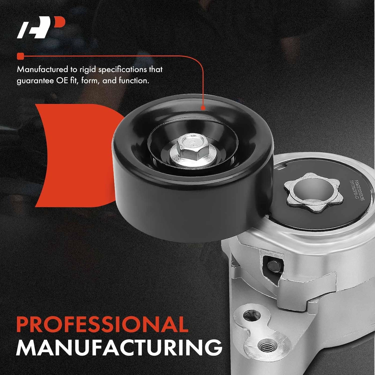 A-Premium Serpentine Belt Tensioner Pulley Assembly Compatible with Honda Accord 2003-2007 Civic 2006-2015 CR-V 2002-2014 Element 2003-2011 2.0L 2.4L