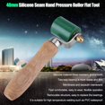 thumbnail image 6 of FIGT-Silicon Seam Hand Pressure Roller, 40mm Professional Wallpaper Roller Rubber Seam Roller High Heat Silicone Roller for PVC/TPO/EPDM Single Ply Roofing and Tape【07184】, 6 of 7
