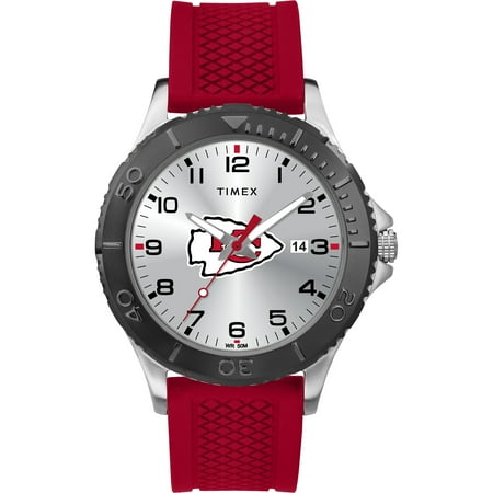 Kansas Jayhawks Watch - Timex - NFL Tribute Collection Gamer Red Men's Watch, Kansas City Chiefs