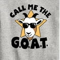 thumbnail image 3 of Instant Message - Call Me The Goat - Toddler And Youth Crewneck Fleece Sweatshirt, 3 of 6