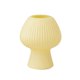 thumbnail image 1 of Mushroom Crystal Night Table Lamp - Translucent Retro Stripe Style Small Bedside Table, Home Decoration Reading Lamp, Dining Room, Living Room, Bedroo, 1 of 3