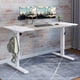 thumbnail image 2 of Escritorio Elevable de Altura Ajustable 140x61 cm – Mesa de Trabajo Ergonómica para Oficina en Casa con Estructura Metálica Robusta, Superficie Amplia y Diseño Moderno | ORZEL, 2 of 9