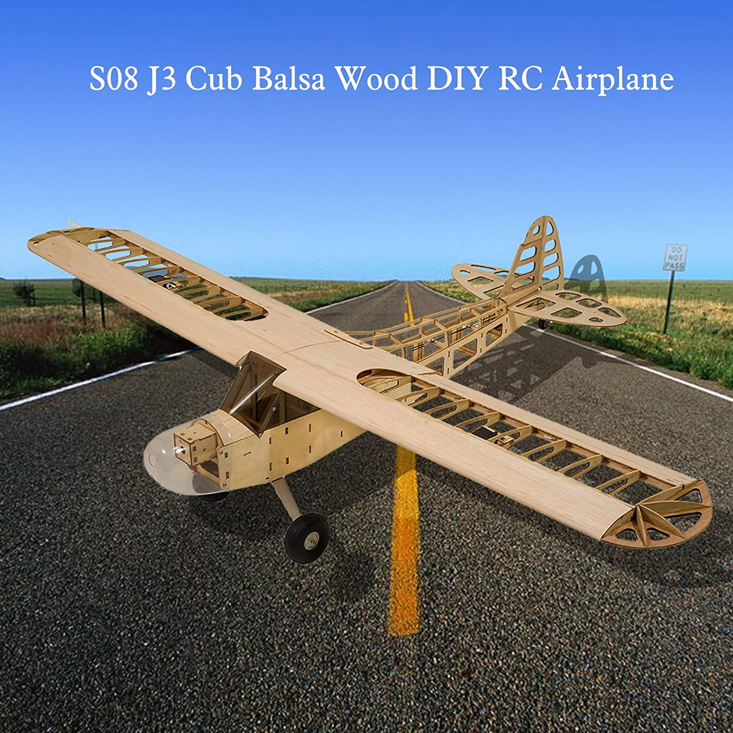 rc Airplane,Dancing Wings Hobby S0801 Balsa Wood RC Airplane 1.2M