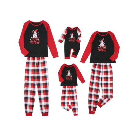 

Thaisu Matching Family Pajamas for Women Men Christmas Holiday Cotton Pjs Clothes Mum and Dad Pyjamas