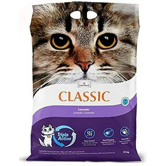 Intersand America 777979573308 30 lbs Classic Lavender Cat Litter