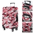 thumbnail image 3 of Pink Brown Camo Classic Shapes Pattern Luggage Cover Fashion Suitcase Cover Baggage Covers Fit 25-28 Inch Luggage (Go Travel), 3 of 3