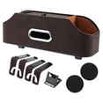 thumbnail image 2 of Miulika Car Headrest Back Seat Hanging Box Cup Tissues Storage Practical Brown, 2 of 9
