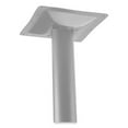 thumbnail image 3 of National Public Seating NPS® Café Table, 36" Square, X Base, 30" Height, Particleboard Core/T-Mold, Grey, 3 of 4