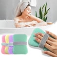 thumbnail image 5 of Bar Soap Scrubber Pouch,Shower Sponge with Soap Pocket and Hand Strap,Exfoliating Bath Sponge,Soap Saver Exfoliator Shower Pad,Dead Skin Remover for Men Women,4.72x3.34 inch(Mint Green), 5 of 8