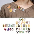 thumbnail image 4 of 36PCS Random Assorted Embroidered Patches Letter Number Iron on Patches Applique 10Pcs Number 0-9, 4 of 9