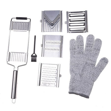 

Shredder Cutter Stainless Steel Portable Manual Vegetable Slicer Easy Clean Grater With Handle Multi Purpose Home Kitchen Tool