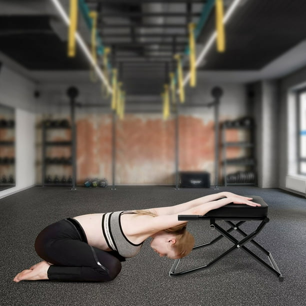 Foldable Home Yoga Headstand Chair Bench Stand Inversion Stool
