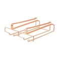thumbnail image 2 of Colgador De Vidrio Colgante Hierro 2 Filas Gafas Almacenamiento Percha Para Cafe Bar Gabinete Oro Rosa Sunnimix Portavasos colgante, 2 of 8
