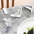 thumbnail image 5 of 2025 2024 Miystn Tablecloth Clip, Tablecloth Clip, Outdoor Tablecloth Clip For Garden, Picnic, Party, Kitchen And Restaurant (8 Pieces, White), 5 of 5