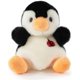 thumbnail image 1 of Peluche de pingüino de 20 cm, adorable para fiestas de animales. Premio para profesores y estudiantes. Juguetes de animales para bebés, niños y niñas. ¡Genial! (Pingüino), 1 of 5