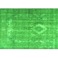 thumbnail image 1 of Ahgly Company Machine Washable Indoor Rectangle Persian Green Traditional Area Rugs, 4' x 6', 1 of 1
