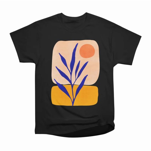Golden Afternoon Abstract Landscape T-Shirt Tee Gift For Him Merch For Her Apparel For Fri