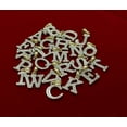 thumbnail image 3 of 10k White Gold Finish Alphabet With Lab Created Diamonds Silver Pendant, 3 of 11