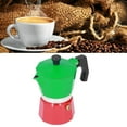 thumbnail image 2 of <p>Moka Pot, Lightweight Quick Cleanup Portable Aluminum Octagonal Great Flavored Classic Stovetop Coffee Maker  For Household For Kitchen</p>, 2 of 7