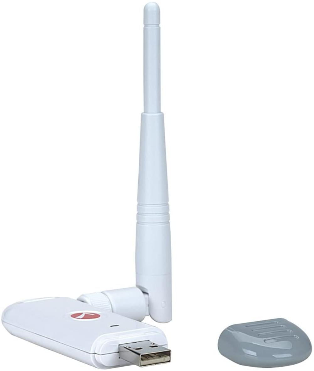 Intellinet White Wireless 150N USB Adapter w/ Detachable Antenna 524698 