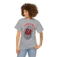 thumbnail image 2 of DJH Apparel | Georgia Fingerprint: It's Part of Who I Am Unisex Sports Tee, 2 of 5