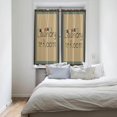 thumbnail image 4 of Window Curtains 2 Pack, Laundry Room Theme Clothes To Dry Brown Border Curtains for Kitchen Bathroom Living Room Bedroom, Semi Sheer Rod Pocket Draperies Home Decor Privacy Curtains 42x63 Inches, 4 of 5