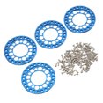 thumbnail image 4 of 1.9in Wheel Outer Rings Rims, Unique Lock Rings 4Pcs RC Rims Wear  Increase Stability  for 1/10 RC Blue, 4 of 8