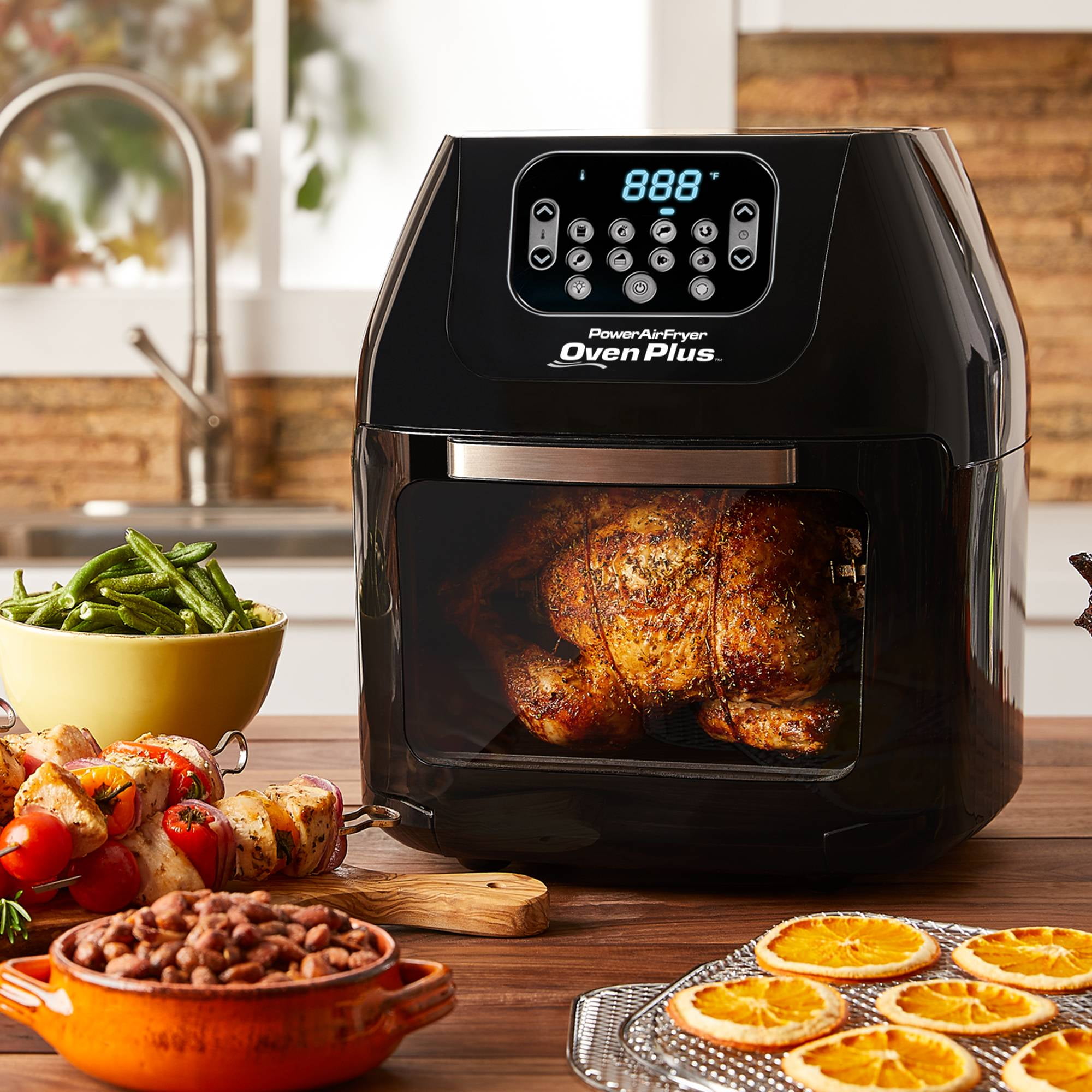 Power Air Fryer Oven Plus XL As Seen on TV 1700W 6/8 QT Family Sized  All-in-One