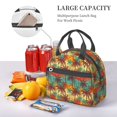 thumbnail image 5 of Honeii Colorful Hawaii Palms Print Lunch Box,Insulated Lunch Bag,Lunch Tote Bags,Leakproof Cooler Lunch Case for Travel Work Picnic, 5 of 7