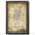 thumbnail image 2 of Nicholasville Vintage Map Prints Canvas, Kentucky Map Art Canvas, Canvas, Nicholasville Map City style vintage Canvas , Canvas Wall Art, Street Map Artwork Canvas, 2 of 6