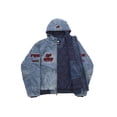 thumbnail image 2 of Supreme Men's Fox Racing Hooded Work Jacket Denim, from StockX, 2 of 4
