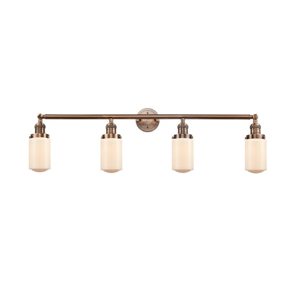 Innovations Lighting 215 Dover Dover 4 Light 43" Wide Bathroom Vanity Light - Copper