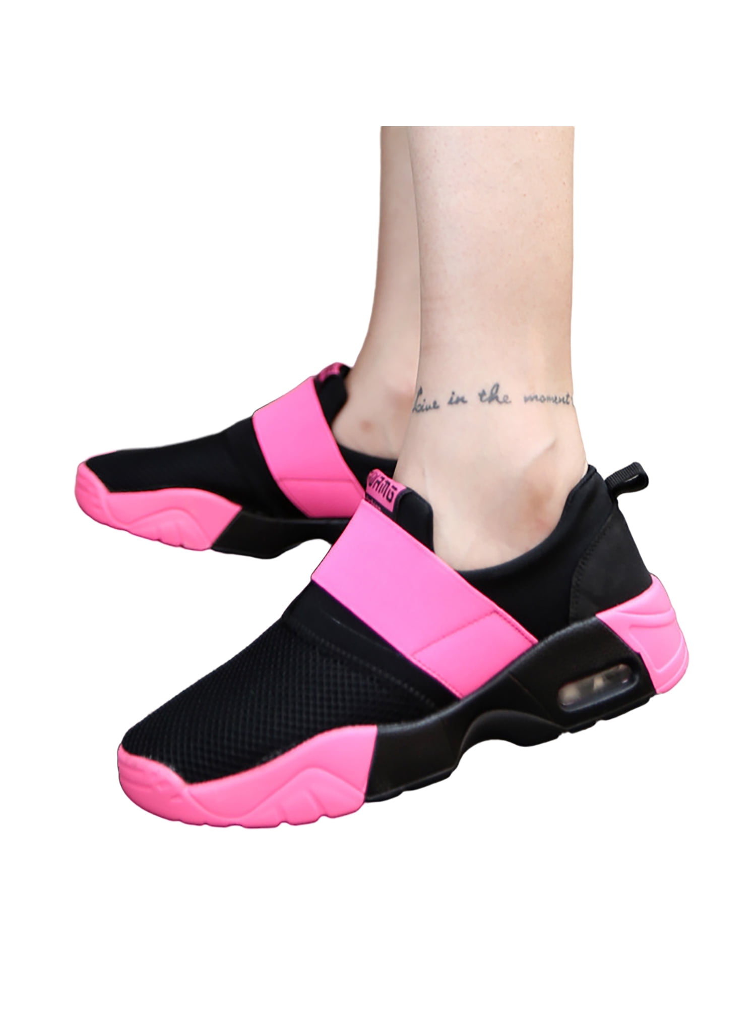 Details about   Womens Air Comfort Sports Running Shoes Mesh Walking Slip-On Sneakers Sock Shoes 