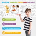 thumbnail image 2 of Rollo de dibujo infantil Keweis, 300 x 30 cm, pegatinas DIY, 2 of 6