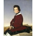 thumbnail image 3 of Charles David 15x18 Black Modern Framed Museum Art Print Titled - Portrait of a Young Horsewoman (1839), 3 of 5