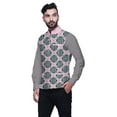 thumbnail image 2 of Atasi Mens Casual Jackets Lightweight Partywear Indian Waistcoat Printed Nehru Jacket-Medium, 2 of 3