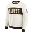 thumbnail image 2 of Men's Darius Rucker Collection by Fanatics  Cream San Diego Padres Colorblock Crewneck Sweatshirt, 2 of 6