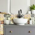thumbnail image 6 of Spanish Terracotta Tile Peel and Stick Backsplash, 6 of 10