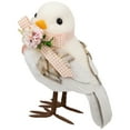 thumbnail image 3 of Northlight Plush Bird with Gingham Bow Easter Figurine - 7" - Beige, 3 of 5
