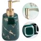 thumbnail image 3 of 350 Ml Ceramic Marble Texture Soap Dispenser, Shower Gel Dispenser, Simple And Modern Soap, 3 of 5