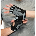 thumbnail image 4 of Half Finger Gym Gloves Big Size weight lifting fit Pink XL 21.5-23.5, 4 of 5