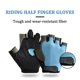 thumbnail image 4 of AUBTEC Cycling Anti-slip Gloves Men Women Half Finger Gloves Breathable Anti-shock, 4 of 5