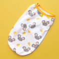 thumbnail image 3 of Popvcly Dog Shirts Cute Dog Clothes for Small Medium Girl Boy Soft Vest for Puppy and Cat Quick Dry Breathable Summer Pet Apparel, Yellow, M, 3 of 7