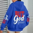 thumbnail image 2 of Fashion Letter Print Women Hooded Sweatshirts Oversize Loose Long Sleeve Hoodie Drawstring Pullover Shirts With Pocket, 2 of 6