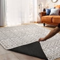 thumbnail image 3 of CAROMIO CAROMIO Rug Boho Washable Rug Moroccan Living Room Rug Non-Slip Non-Shedding Print Floor Carpet Soft Abstract Carpet,, 4' x 6' Pale Brown, 3 of 5