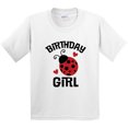 thumbnail image 3 of Inktastic Birthday Girl Cute Ladybug Youth T-Shirt, 3 of 5